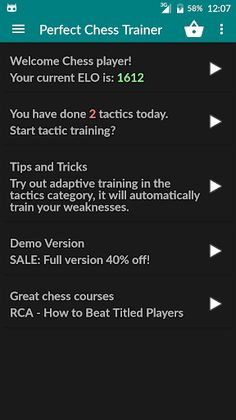 Perfect Chess Trainer - Screenshot 2