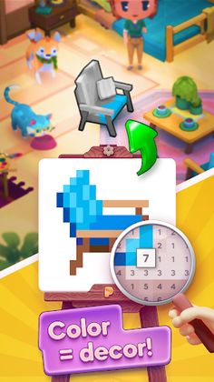 Pixelwoods: Color by number - Screenshot 1