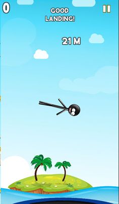 Stickman Water Trampoline Flip - Screenshot 4