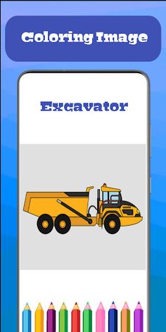 Trucks Coloring Book - Screenshot 2