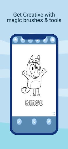 Bluey coloring book - Screenshot 2