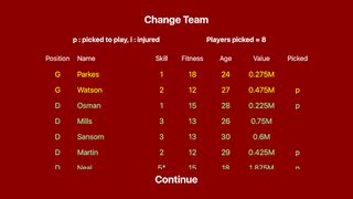 Kevin Toms Football * Manager - Screenshot 2