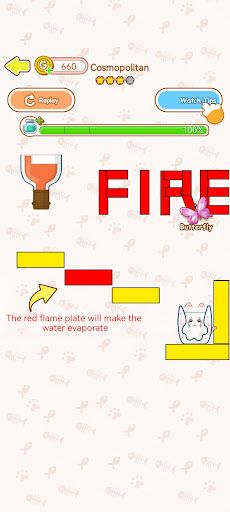 Happy Glass Cat - Puzzle Game - Screenshot 2