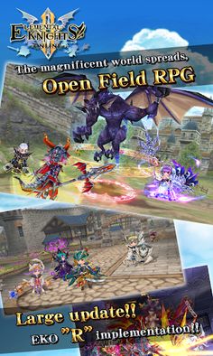 RPG Elemental Knights R (MMO) - Screenshot 1