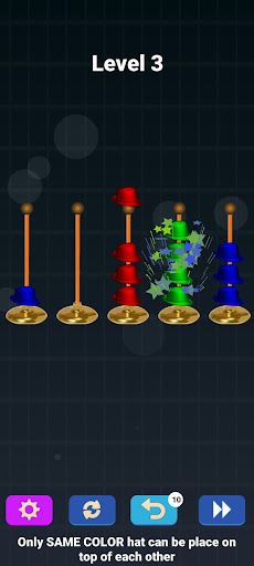 Hat Color & Puzzle Sort Game - Screenshot 3