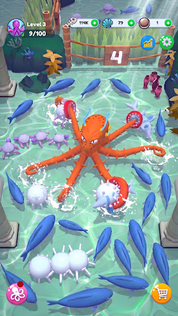 Octopus Invasion: 3D Hunt Game - Screenshot 5
