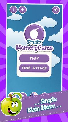 Fruits Memory Game - Screenshot 1