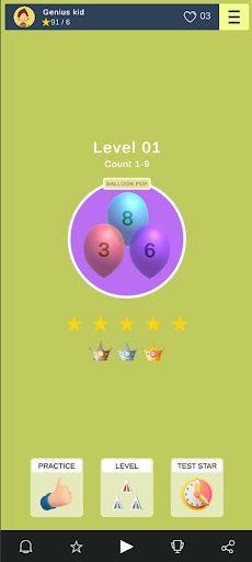 Math Genius : Finger Games - Screenshot 1