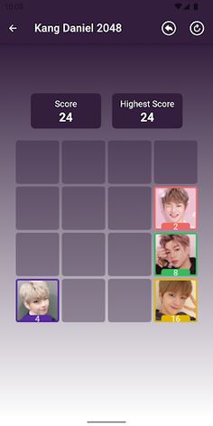 Kang Daniel 2048 Game - Screenshot 3