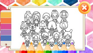 Toca Boca Coloring Mermaid - Screenshot 2