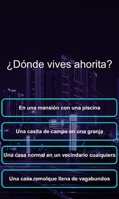 Quiz - ¿Dónde vivirás en el fu - Screenshot 2