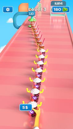 Coffee Cup Stacker Master 3D - Screenshot 3