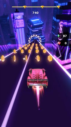 Music Racer-Car Racing 3D Game - Screenshot 3