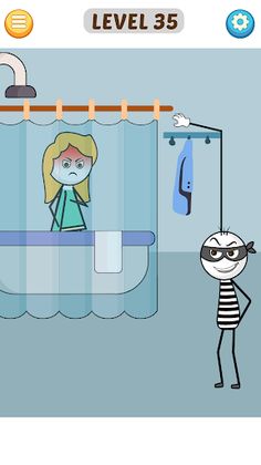 Stick Troll Robber Puzzle Game - Screenshot 4