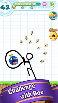 Save Rainbow: Blue monster - Screenshot 1