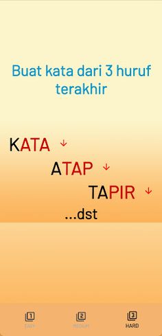 Buat Kata Dari Huruf Terakhir - Screenshot 4
