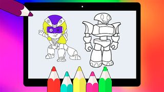 Vir Robot Boy Coloring Book - Screenshot 2