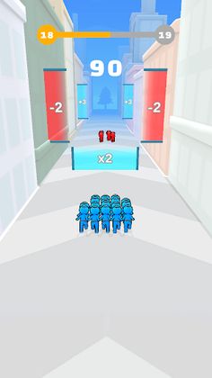 Ninja Crowd Run - Screenshot 1