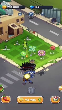 Zombies PK Plants Towers - Screenshot 1