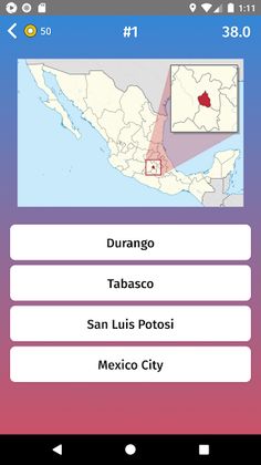 Mexico: States & Provinces Map - Screenshot 3