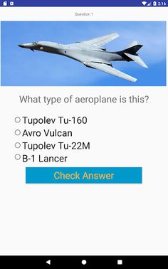 Planespotter Quiz - Screenshot 4
