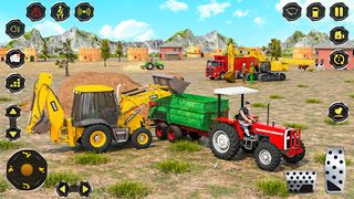 Real JCB Backhoe Loader Game - Screenshot 1
