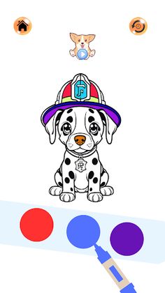 Coloring Stray Puppy Surprise - Screenshot 2