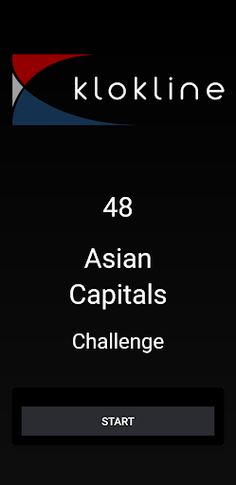 48 Asian Capitals Challenge - Screenshot 1