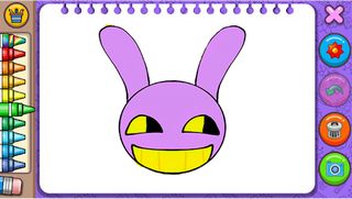 Jax Digital Circus Coloring - Screenshot 3