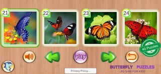 Butterfly Puzzles - Screenshot 3