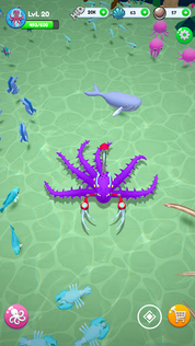Octopus Invasion: Eat & Evolve - Screenshot 2
