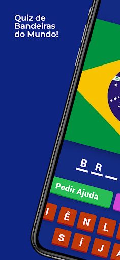 Quiz de Bandeiras do Mundo - Screenshot 1
