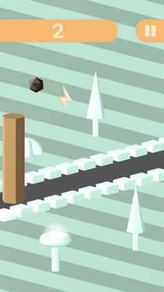 Flappy Stuff!- 3D fabby surfer - Screenshot 1