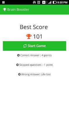 Brain Booster ( Maths ) - Screenshot 1