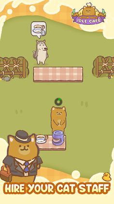 Kitten Paws: Idle Cafe - Screenshot 1