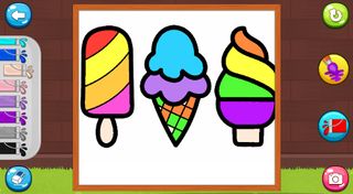 coloring sweet ice cream boba - Screenshot 1