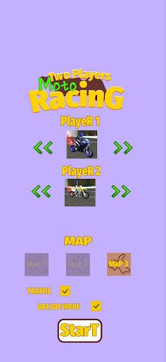 Two Player Motorcycle Racing - Screenshot 2