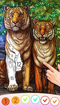 Color Swipe Coloring Book game - Screenshot 3