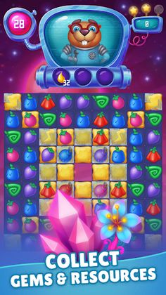 Space Matchers Match 3 Games - Screenshot 3