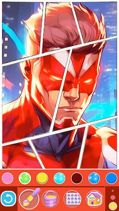 Spider Superhero Coloring Man - Screenshot 2