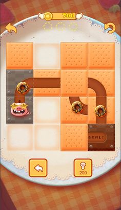 Pig Cookies: Slide Puzzle - Screenshot 1