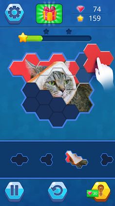 Jigsaw hexa puzzle - Screenshot 4