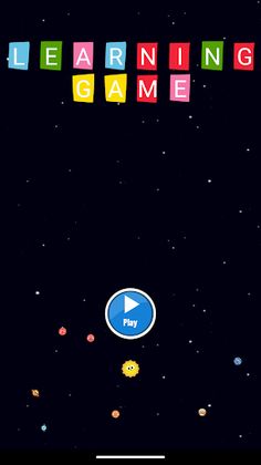 Learning Game Space for kids - Screenshot 4