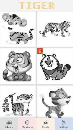 Tiger Art of Pixel - Screenshot 2