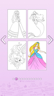 Girls Coloring Book for Girls - Screenshot 3