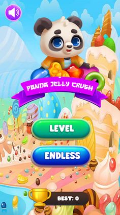 Panda Jelly Crush - Screenshot 1
