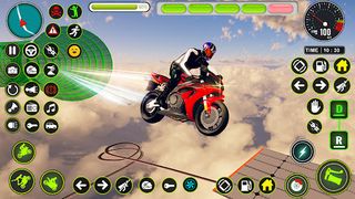 Mega Ramp Moto Stunt Bike Game - Screenshot 1