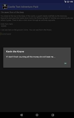 Castle Text Adventure Paid - Screenshot 4