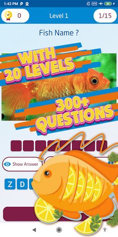 fish quiz games - Screenshot 3