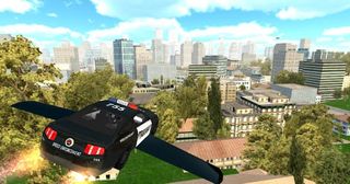 Flying Police Car Simulator - Screenshot 2